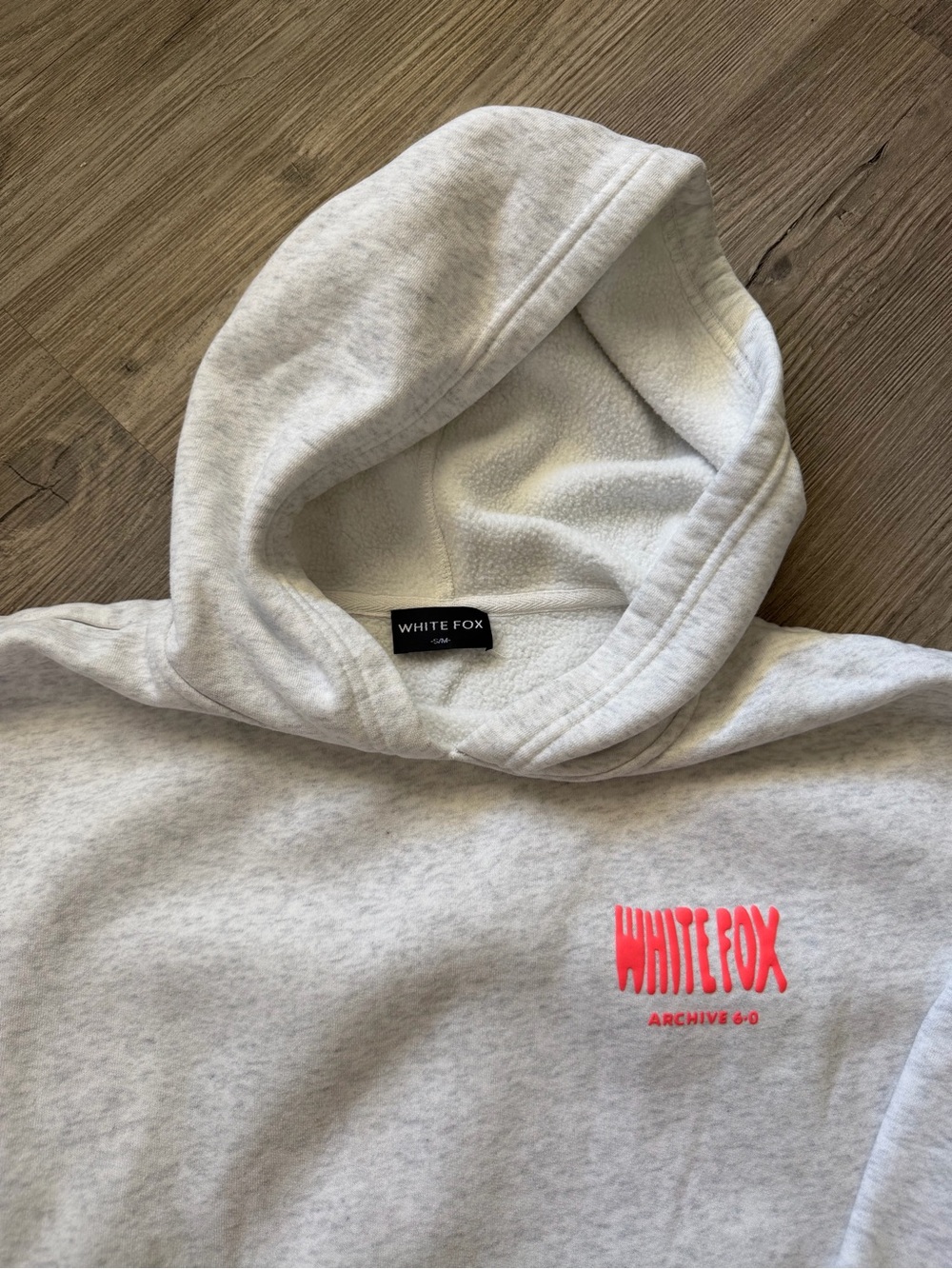 White Fox Boutique Grey Hoodie - Picture 3 of 3